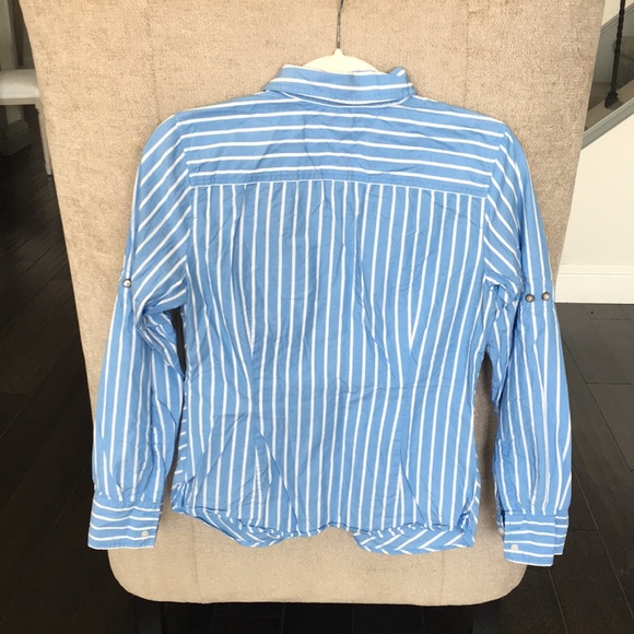 Tommy Hilfiger Pinstripe Emblem Shirt - Picture 2 of 6